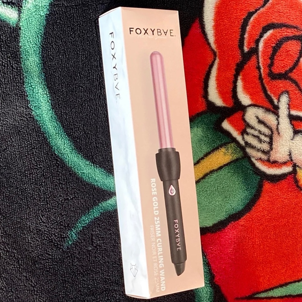 FoxyBae Rose Gold 25mm Curling Wand